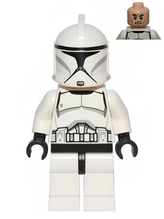 Минифигурка Lego Star Wars Clone Trooper (Phase 1) - Scowl sw0442 N